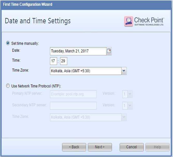 Configuring Security Management Server in Check Point