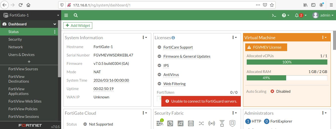 Ubuntu-Mgmt login prompt