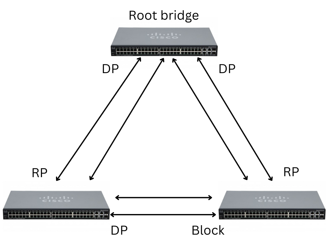 spanning tree protocol diagram