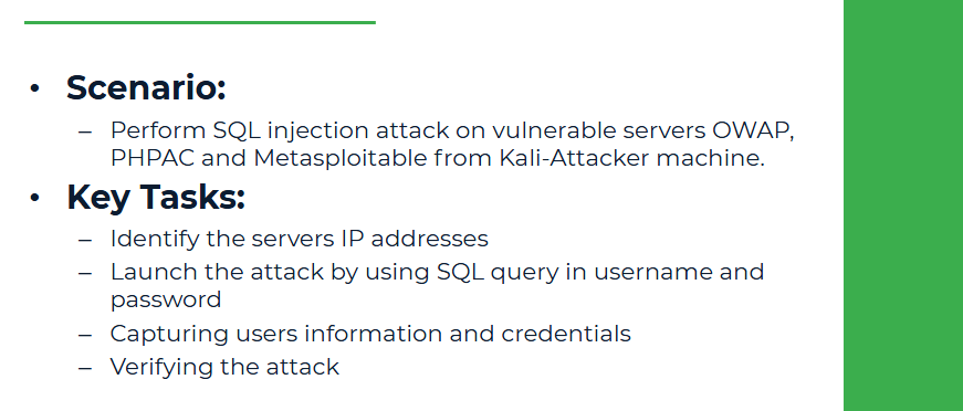 Chapter 13: SQL Injection Attack​