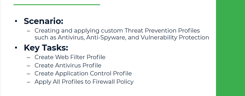 Configure Security Policy