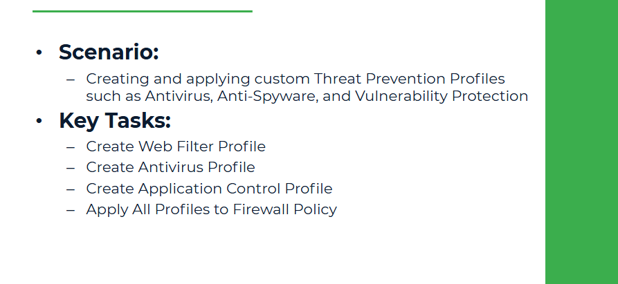 Configure Security Policy
